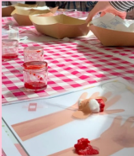 Practical hands-on activity on cleaning wounds.